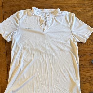 Babolat Men's Classic White Polo Shirt